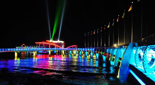 天马栈桥正式启用 烟台首届国际婚礼节助推浪漫产业