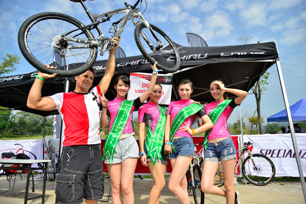 亚洲自行车展体验日为2013亚洲自行车展拉开序幕
