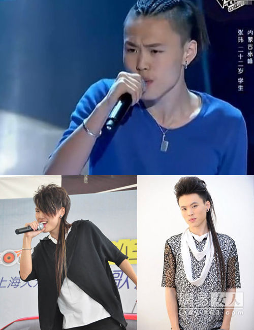 《中国好声音》选手 台上装屌丝台下白富美