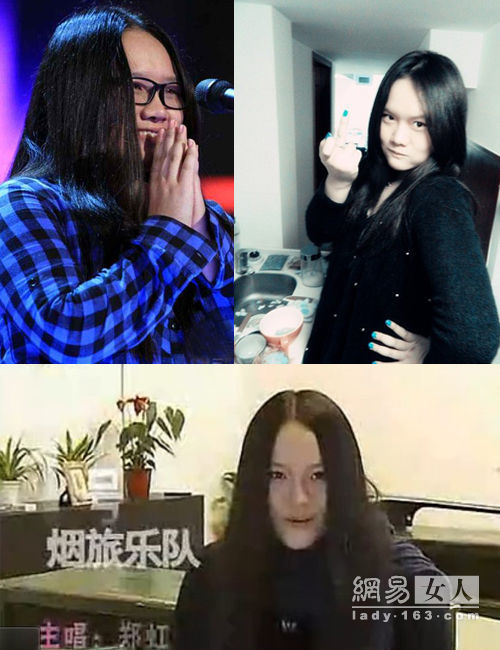 《中国好声音》选手 台上装屌丝台下白富美