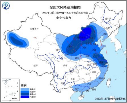 暴雪寒潮大风预警齐发 我国多地再遇大范围雨雪