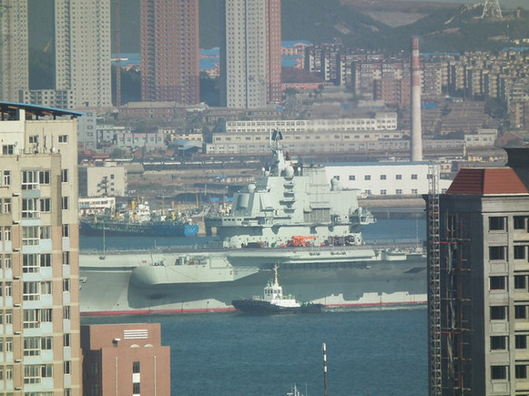 中国海军辽宁号航母结束首航返回驻地