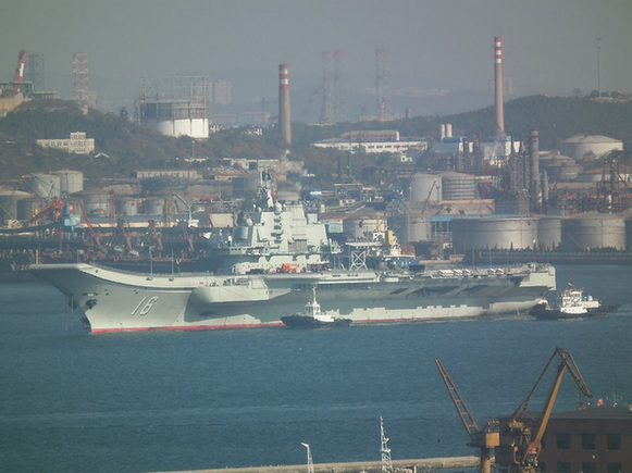 中国海军辽宁号航母结束首航返回驻地