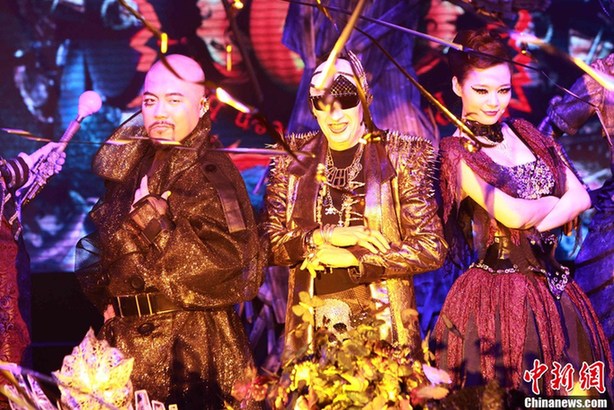 香港海洋公园万圣节预演 群魔乱舞上演惊吓之旅
