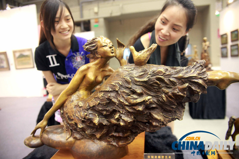 高清：5000余件作品亮相北京国际艺术博览会(图)