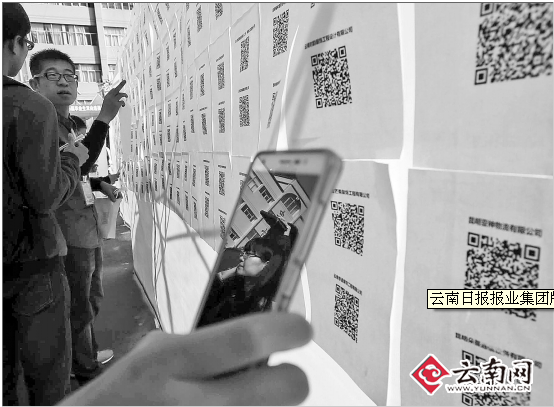 求职神器“鸡毛信”APP首现云南省内校园招聘会