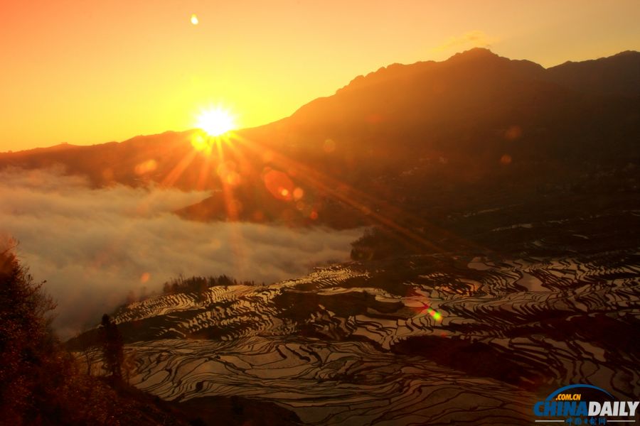 云南元阳自驾摄影之旅：哈尼梯田三月春梦幻