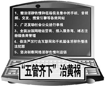 扫黄打非力度空前 集中打击显成效