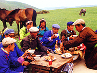 Eat and drink in inner Mongolia