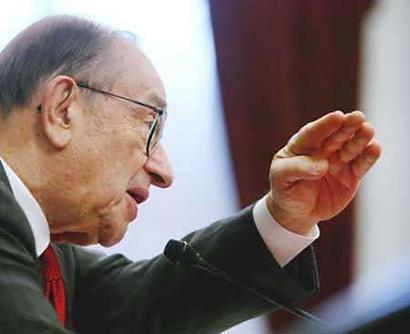 The U.S. Federal Reserve on February 2, 2005 raised interest rates for a sixth straight time, extending a policy of gradually lifting borrowing costs to levels high enough to ward off inflation pressures. Fed Chairman Alan Greenspan is shown testifying on Capitol Hill in February. [Reuters]