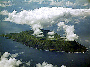 Undated photograph taken from the Northern Marianas website shows the Anatahan island. A powerful eruption sent smoke 50,000 feet (15,240 metres) into the air, as airplanes were warned to steer clear of Anatahan Island where the volcano is located.(AFP/OFF/File) 