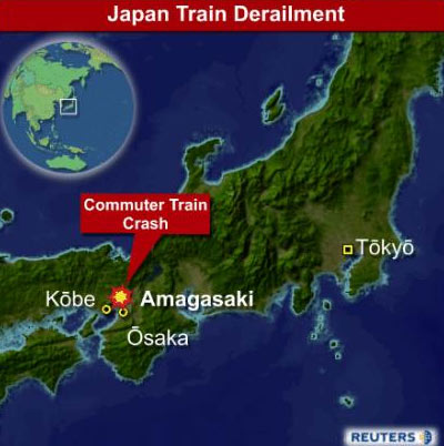 Japan train 
derailment