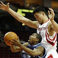 Yao Ming and David Wesley showed that the Houston Rockets had no problems competing without Tracy McGrady. 