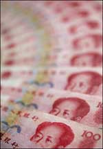 A survey showed that the revaluation of China's currency has had minimal impact on the country's exporters.(AFP