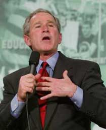 Poll: Public's trust in Bush at low ebb