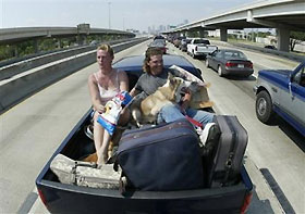 Texans fleeing Rita stalled by traffic