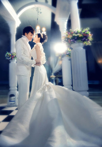 Barbie Hsu & Peter Ho's 'wedding' photo shoot