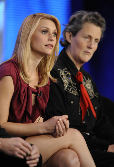 Claire Danes in a panel for Temple Grandin