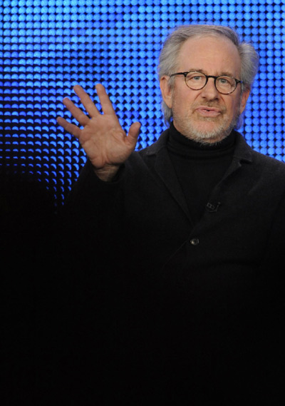 Steven Spielberg at HBO sessions of the Television Critics Association winter press tour