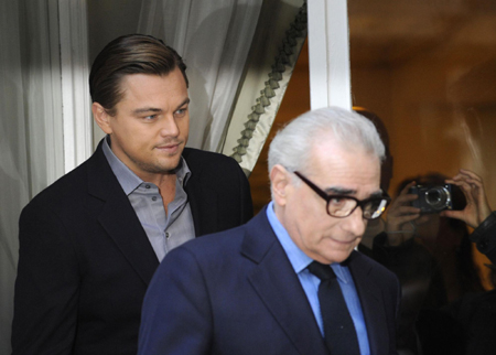 Leonardo DiCaprio attends a news conference to promote film 
