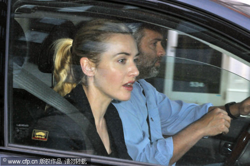 Musling tæt overskud Kate Winslet and Sam Mendes step out again without rings for kids