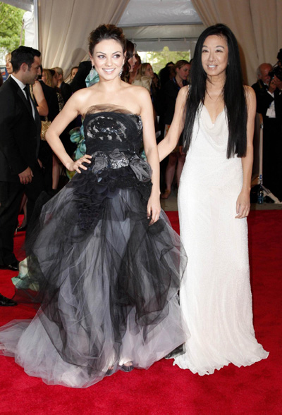 The red carpet of Met Costume Gala 2010 in New York