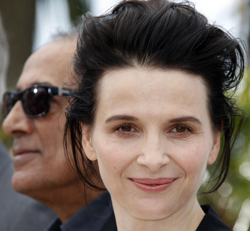 Juliette Binoche at photocall for film Copie Conforme