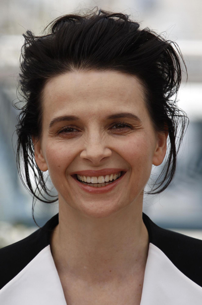 Juliette Binoche at photocall for film Copie Conforme