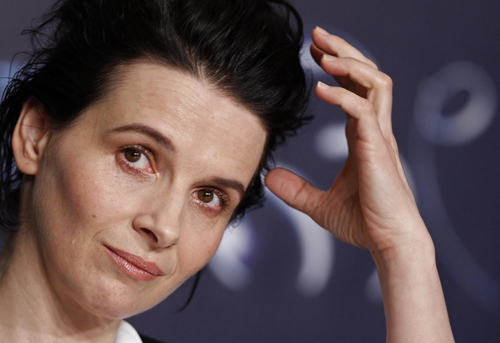 Juliette Binoche at photocall for film Copie Conforme