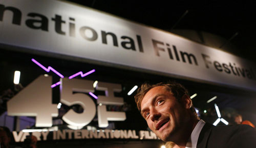 Jude Law receives 
