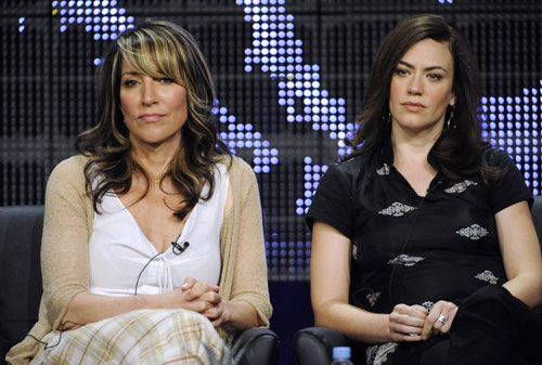 Cast members participate in panel for 'Sons of Anarchy'
