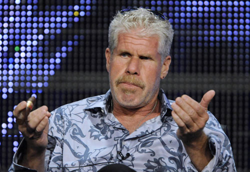 Cast members participate in panel for 'Sons of Anarchy'