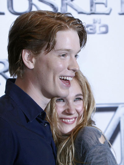Cast members promote film 'The Three Musketeers' in Munich