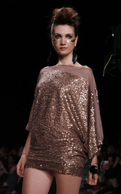 Models Present Creations during the Project Runway Spring 2011 Collection at New York Fashion Week