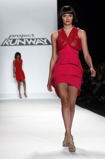 Models Present Creations during the Project Runway Spring 2011 Collection at New York Fashion Week