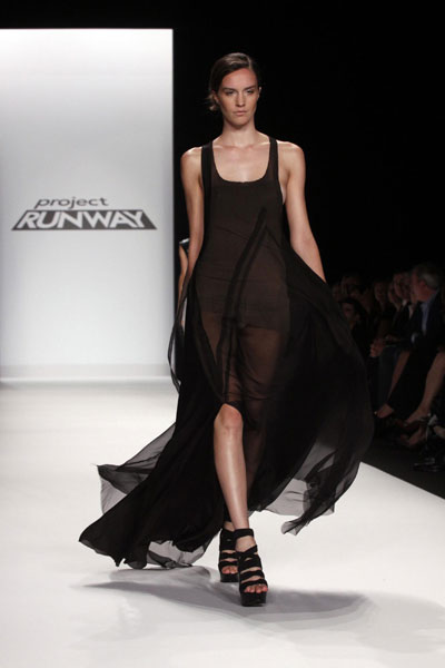 Models Present Creations during the Project Runway Spring 2011 Collection at New York Fashion Week