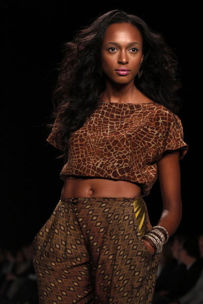 Models Present Creations during the Project Runway Spring 2011 Collection at New York Fashion Week
