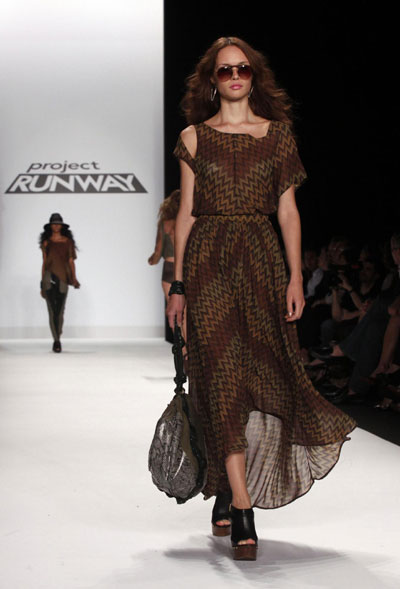 Models Present Creations during the Project Runway Spring 2011 Collection at New York Fashion Week