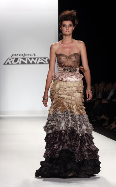 Models Present Creations during the Project Runway Spring 2011 Collection at New York Fashion Week