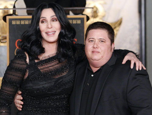Cher at her hand and footprint ceremony in Hollywood
