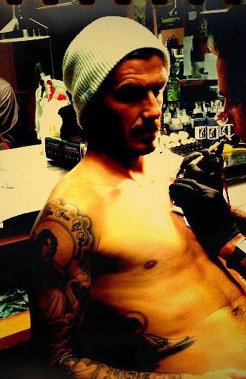 David Beckham has got a new tattoo