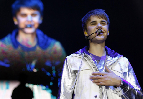 Justin Bieber's concert at the Sportpaleis in Antwerp