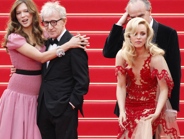 Woody Allen film charms Cannes, Lady Gaga surprises
