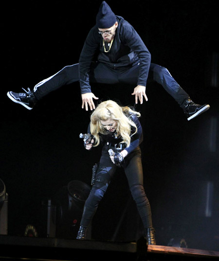 Madonna's MDNA world tour in Brussels
