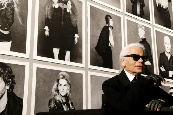 Karl Lagerfeld's photo exhibition 'Little Black Jacket'[3
