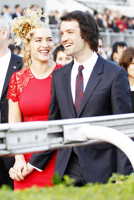 Kate Winslet and boyfriend in Hong Kong