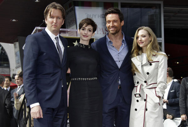 Jackman, Hathaway on Hollywood Walk of Fame