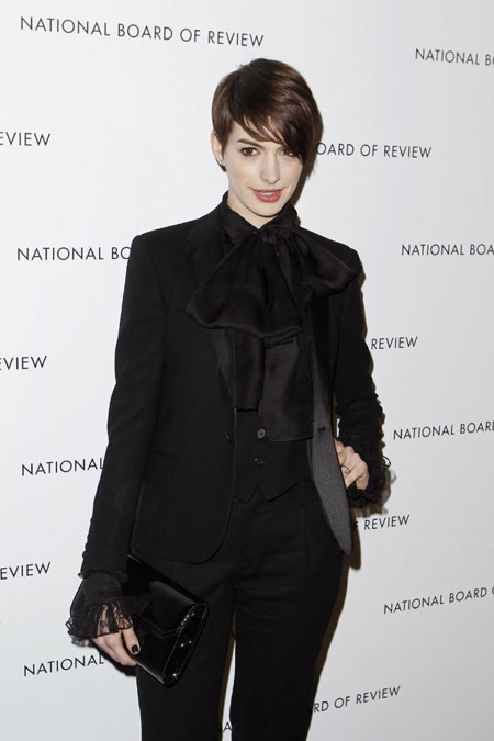 Anne Hathaway at National Board Of Review Awards in New York