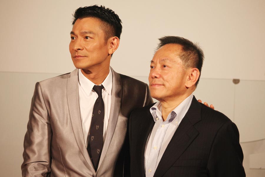 Andy Lau promotes upcoming 'Firestorm' in BJ