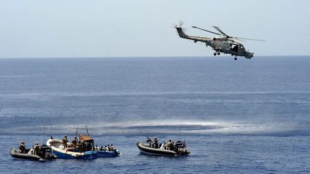 Pirate vessels seized in the Gulf of Eden